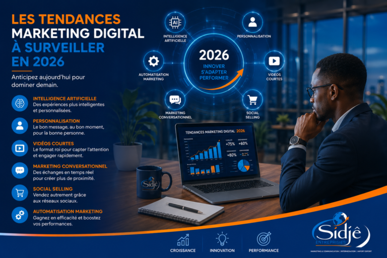 LES TENDANCES MARKETING DIGITAL À SURVEILLER EN 2026