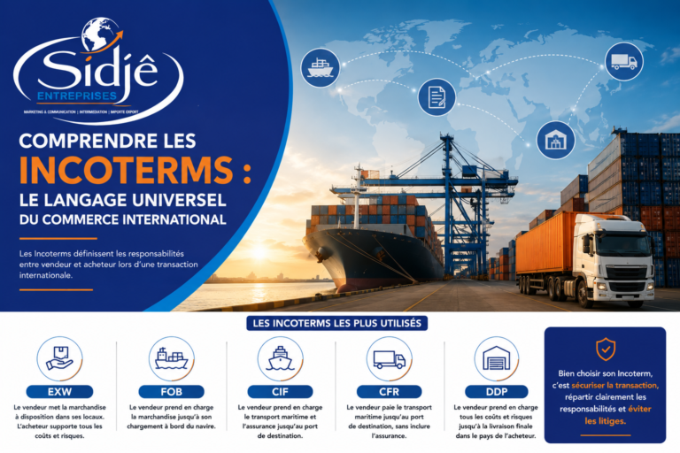 COMPRENDRE LES INCOTERMS : LE LANGAGE UNIVERSEL DU COMMERCE INTERNATIONAL
