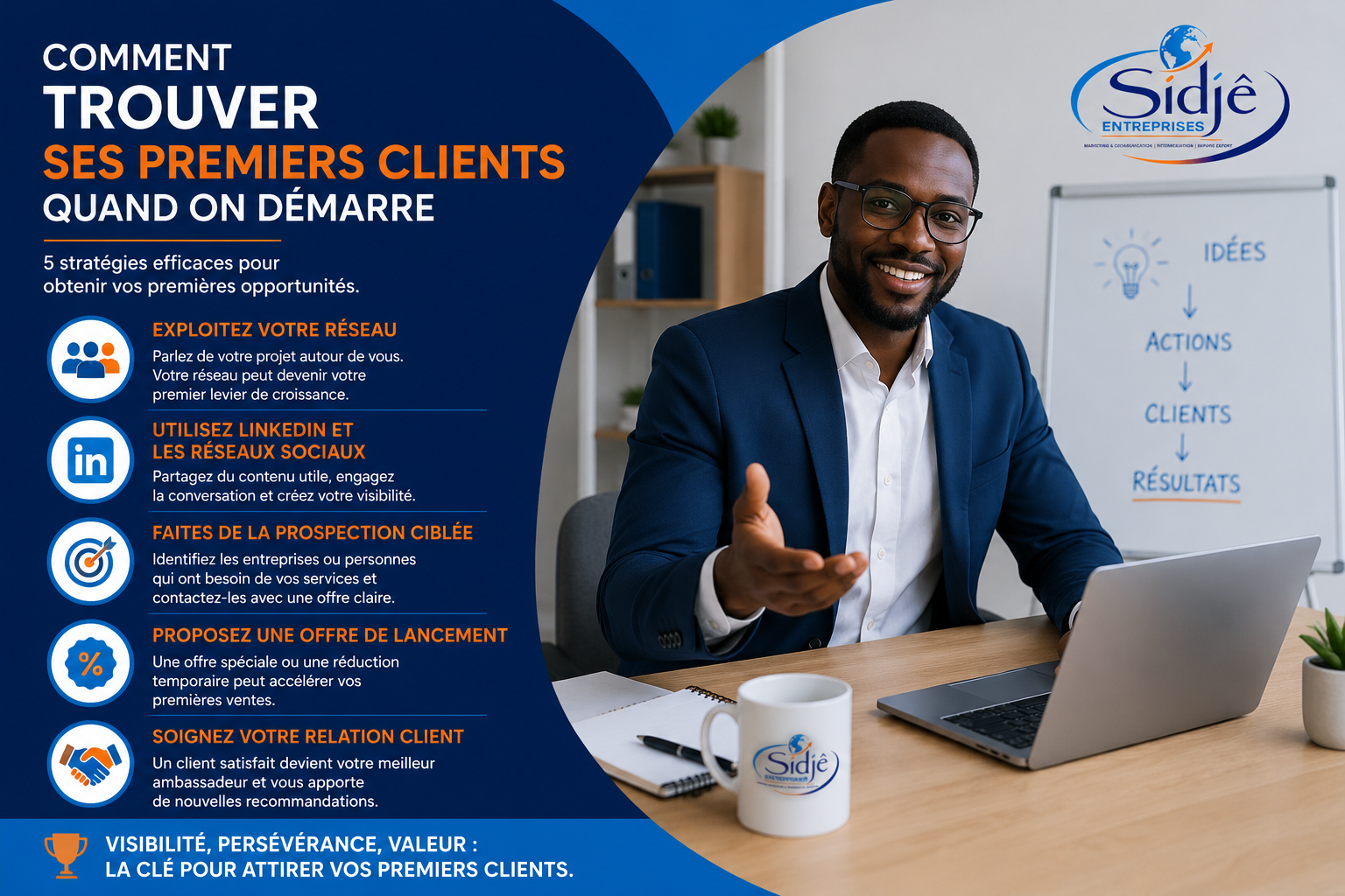 COMMENT TROUVER SES PREMIERS CLIENTS QUAND ON DEMARRE ?