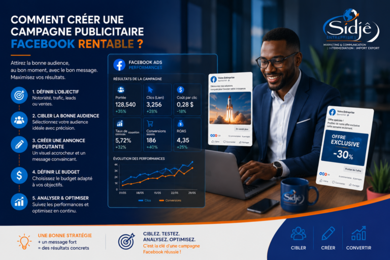 COMMENT CRÉER UNE CAMPAGNE PUBLICITAIRE FACEBOOK RENTABLE ?