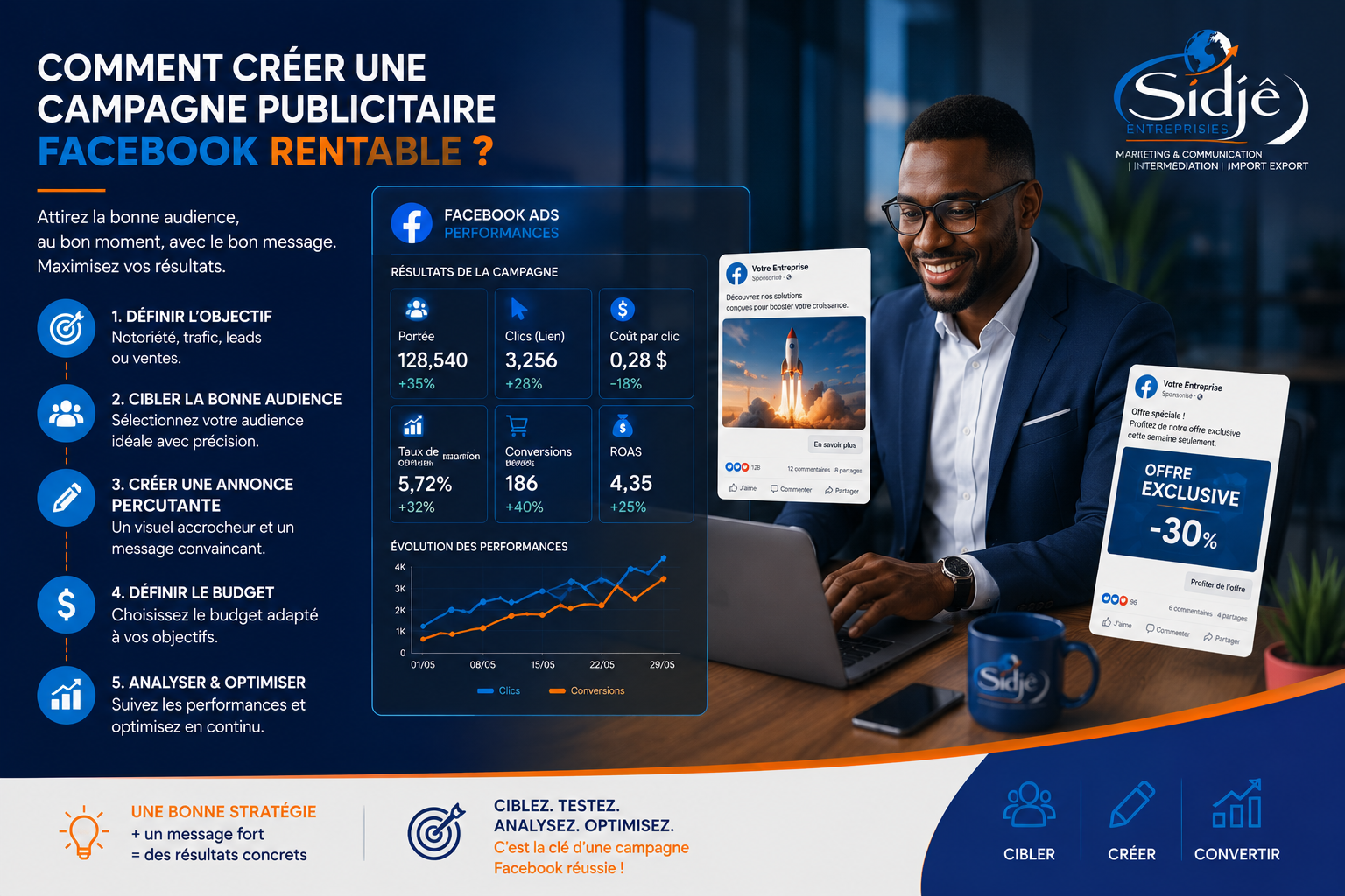 COMMENT CRÉER UNE CAMPAGNE PUBLICITAIRE FACEBOOK RENTABLE ?