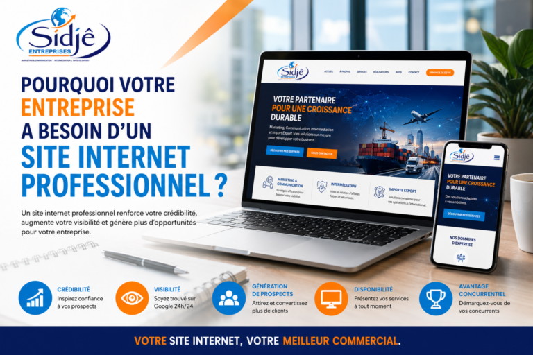 POURQUOI VOTRE ENTREPRISE A BESOIN D’UN SITE INTERNET PROFESSIONNEL ?